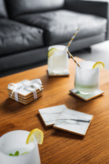 SET SOTTOBICCHIERI IN GRÈS - VALSECCHI MARMI