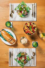 SET SOTTOPIATTI IN GRÈS - VALSECCHI MARMI