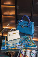 VASSOIO IN PIETRE SEMI-PREZIOSE - VALSECCHI MARMI