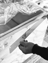 POLTRONA EFFETTO MARMO