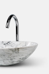 LAVANDINO A CONCA IN MARMO