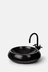 LAVANDINO BOMBATO IN MARMO & ONICE