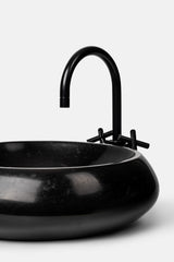 LAVANDINO BOMBATO IN MARMO & ONICE