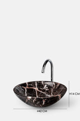 LAVANDINO A CONCA IN MARMO