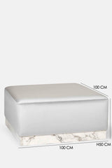 POUF EFFETTO MARMO