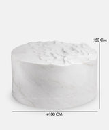 TAVOLO ‘LIQUID WEAVES’ IN MARMO - VALSECCHI MARMI