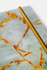 VASSOIO IN PIETRE SEMI-PREZIOSE - VALSECCHI MARMI