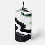 LAVANDINO CILINDRICO IN MARMO PANDA