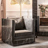 POLTRONA EFFETTO MARMO