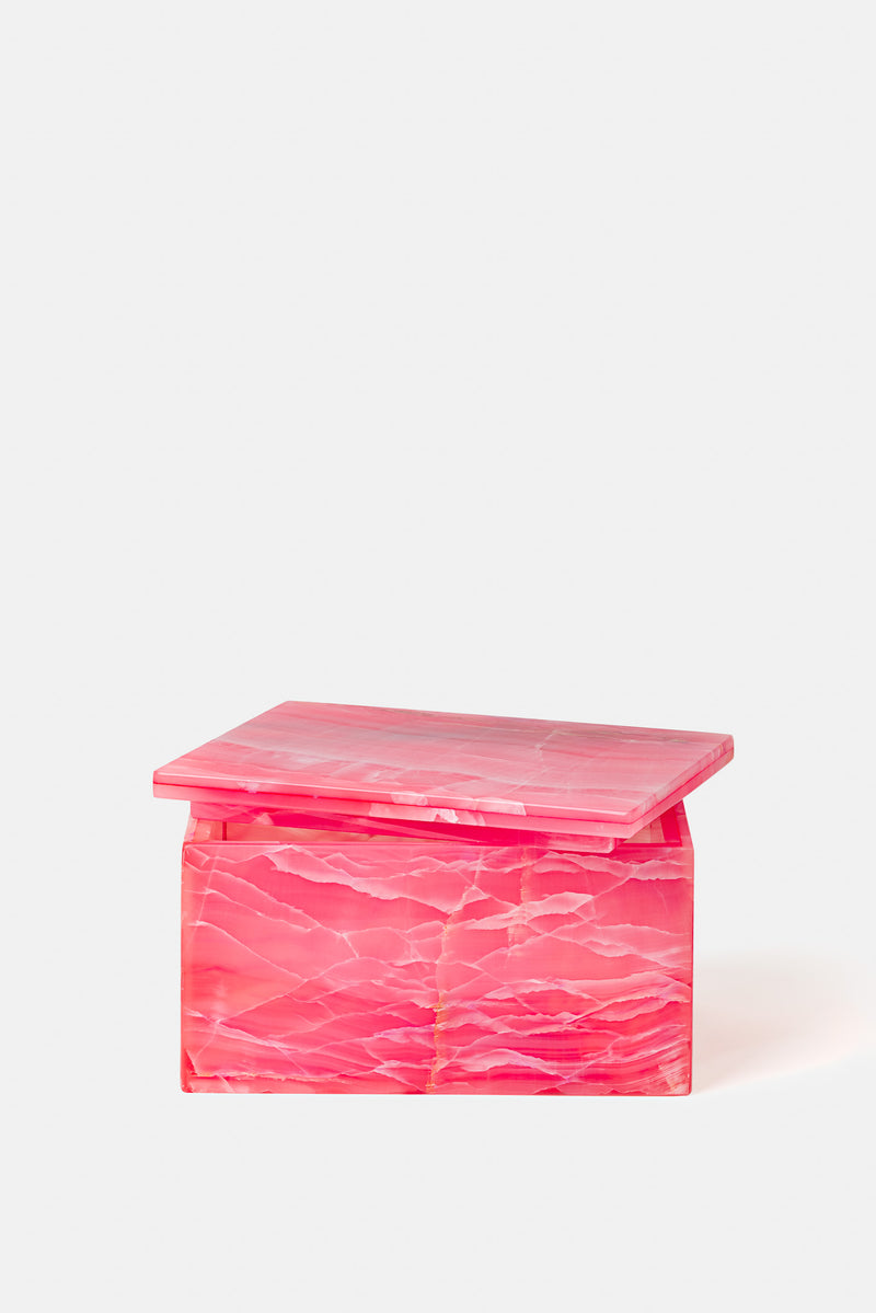 MITTLERE BOX IN PINK ONYX 